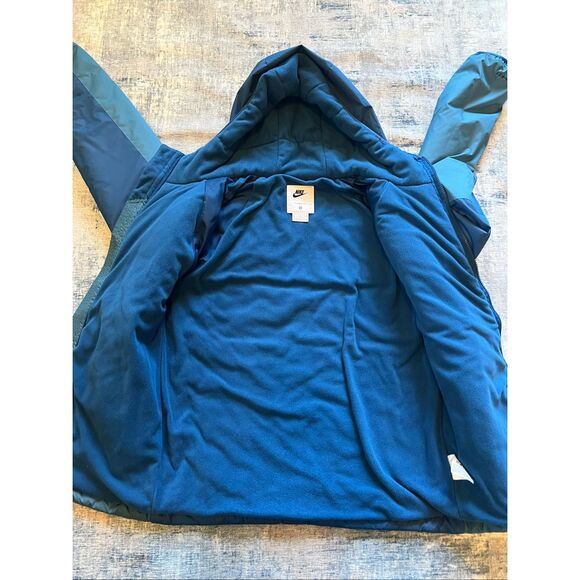 Nike Blue Therma Fit Legacy Hooded Full Zip Jacket Nike DD6857-476 Men's Small - Picture 3 of 8